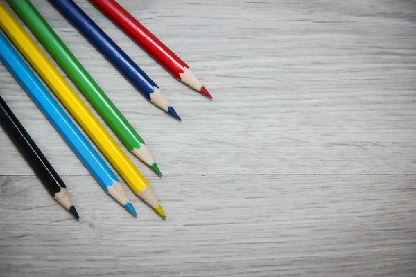 Conjunto de lápices de colores — Foto de Stock