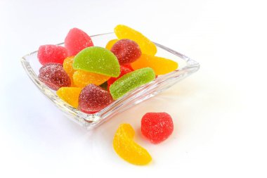 renkli meyve reçeli.