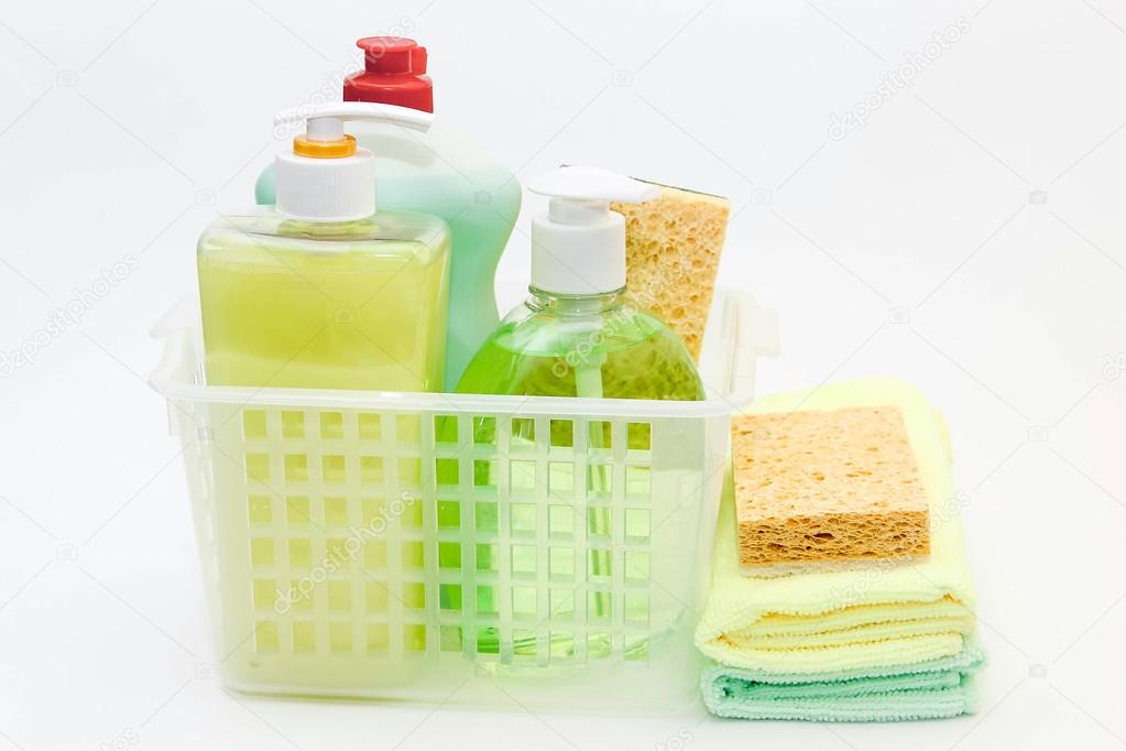 Cleaning products and detergents.