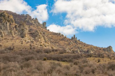 Hayaletler vadisi, Kırım 'daki dağ manzarası.