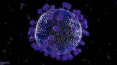 Virüs koronavirüs mikroskobik covid 19 hücre ncov enfeksiyonu corona makro