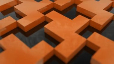 Piksel, arka plan oyun ekranı 3d plastik ekran voxel 'ini engeller