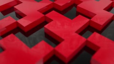 Piksel, arka plan oyun ekranı 3d plastik ekran voxel 'ini engeller