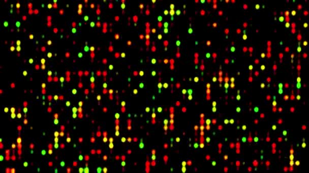 Led Lysdioder Blinkande Blinkande Teknik Dator Maskin Data — Stockvideo