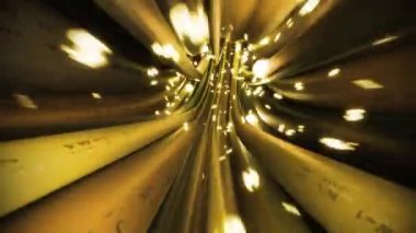 Kablolar dolar işareti veri internet güç devresi fiber 4k üzerinden uçar