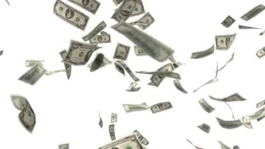 Düşen Paralar Finansal Kazanç ABD Amerikan Para Birimi Vergisi 4K Yağdır