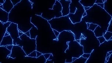 Elektriksel yay neon yıldırımı gelecek vr voltaj parlaklık vektör döngüsü 4k