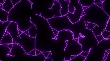 Elektriksel yay neon yıldırımı gelecek vr voltaj parlaklık vektör döngüsü 4k