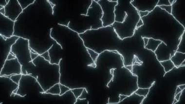 Elektriksel yay neon yıldırımı gelecek vr voltaj parlaklık vektör döngüsü 4k