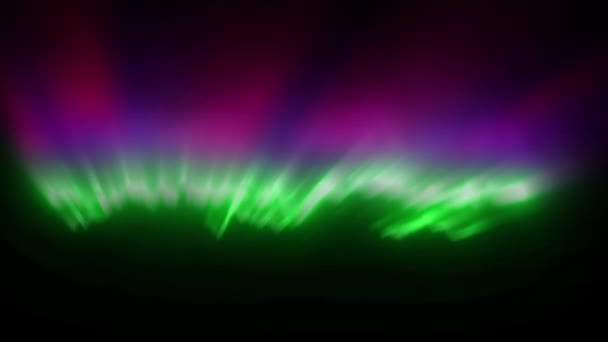 Aurora Borealis Kuzey Işıkları Element Birleşimi — Stok video