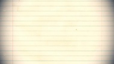 Kağıt arkaplan stop motion animasyon buruşmuş okul not döngüsü 4k