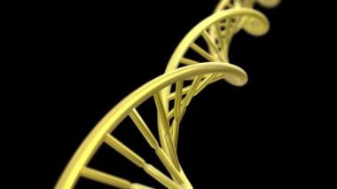DNA döndürme RNA çift sarmal yavaşlayan elektron mikroskobu 4K yakın çekim