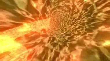 İkili tünel solucan deliği uzay hızının 4k boyutunda uçuyor.