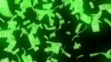Para neon neon 80 'lerin kablo grafiği düşüyor. Oyun kurucu kazanıyor.