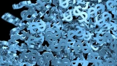 Dolar simgeleri ekran geçiş para bankası işletme finans vergisi 4k doldurur