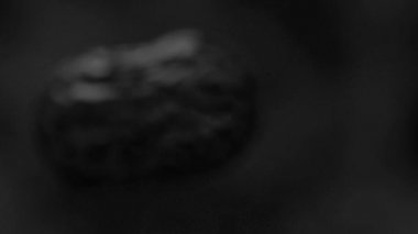 Hücreleri bakteri virüs kan mikroskop altında çarparak B&W
