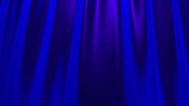 İpek saten zarif akan arka plan döngü mavi