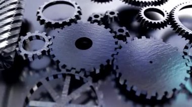 Sistem şanzıman izle mekanizması dönen dişli çarkları