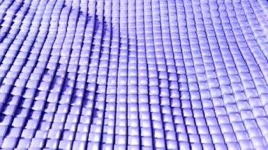 Küp ızgara desenleri soyut arka plan mavi mor sallanıyor