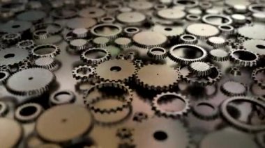 Sistem şanzıman izle mekanizması dönen dişli çarkları