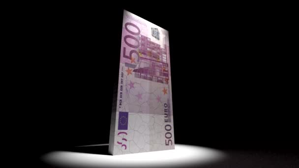 Animace kolaps měny euro — Stock video