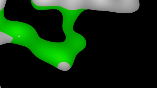 Peinture blobs coulant fond abstrait vert 