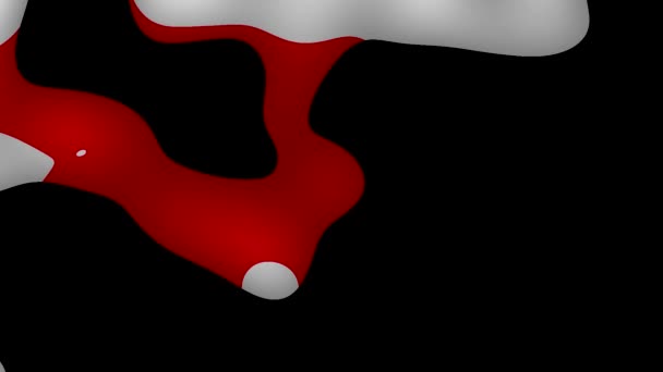 Blobes de peinture coulant fond abstrait rouge 