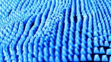 Okyanus kılavuz akışı desen arka plan mavi piramit