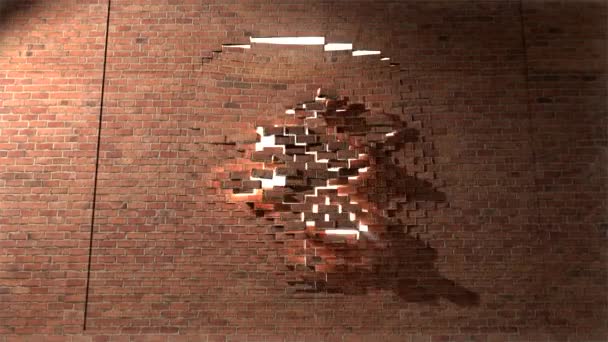 mur de briques briser démolir smash échapper à la lumière blanche 4 