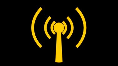 Wifi kablosuz internet netrwork ağ bağlantı simgesi logo wi-fi wi fi