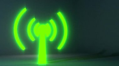 Wifi kablosuz internet netrwork ağ bağlantı simgesi logo wi-fi wi fi