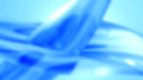 Lazo de fondo abstracto azul desenfocado fondo elegante — Vídeos de Stock