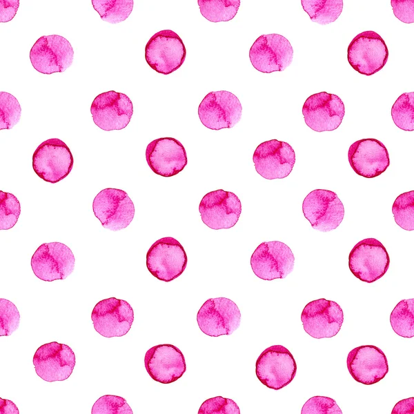 Polka-dotted watercolor background — Stock Photo, Image