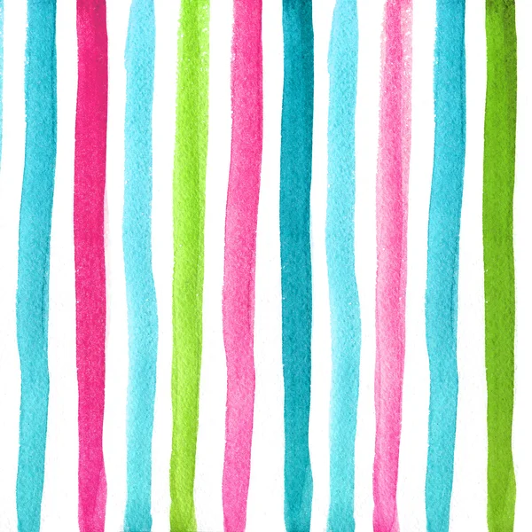 Colorful watercolor stripes — Stock Photo, Image