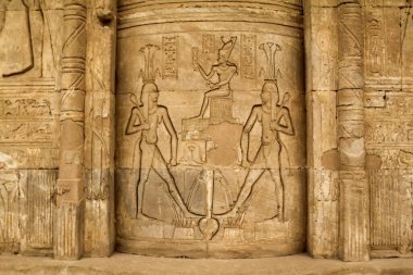 Mısır 'ın Abydos kentindeki Sethos I tapınağında yardım tabloları