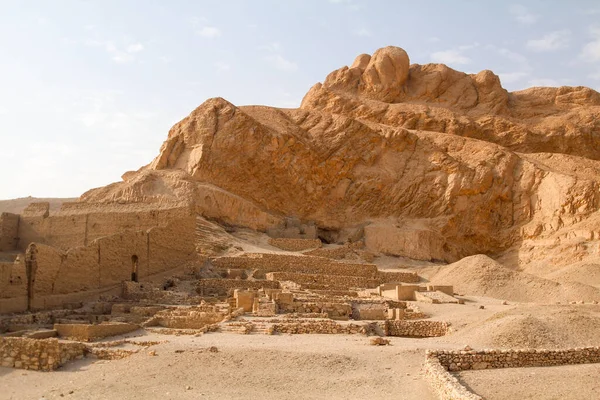 이집트 테베에 왕들의 골짜기에 — 스톡 사진