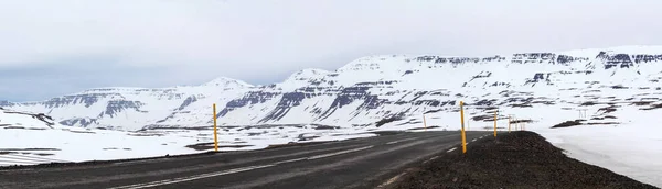 Мбаппе Вид Дорогу Сейдисоордур Исландия — стоковое фото
