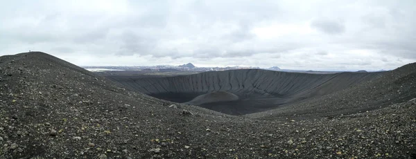 Panorama Des Riesigen Hverfjall Kraters Myvatn Island — Stockfoto