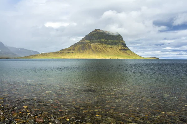 Kilátás Híres Csodálatos Hegy Grundarfjordur Izland — Stock Fotó