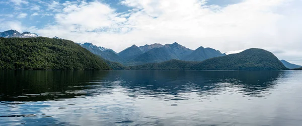 Прекрасний Гірський Ландшафт Навколо Озера Анау Південний Острів Нової Зеландії — стокове фото