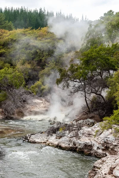 Природные Чудеса Waiotapu Thermal Wonderland Роторуа Новой Зеландии — стоковое фото