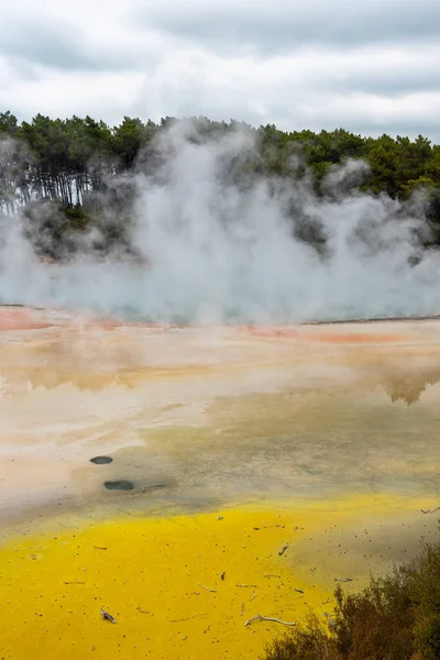 Природные Чудеса Waiotapu Thermal Wonderland Роторуа Новой Зеландии — стоковое фото