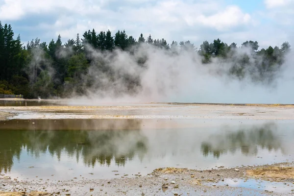 Природные Чудеса Waiotapu Thermal Wonderland Роторуа Новой Зеландии — стоковое фото