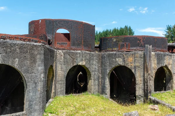 Decayed Stamping Battery Karangahake Coromandel Peninsula New Zealand — Stock Photo, Image