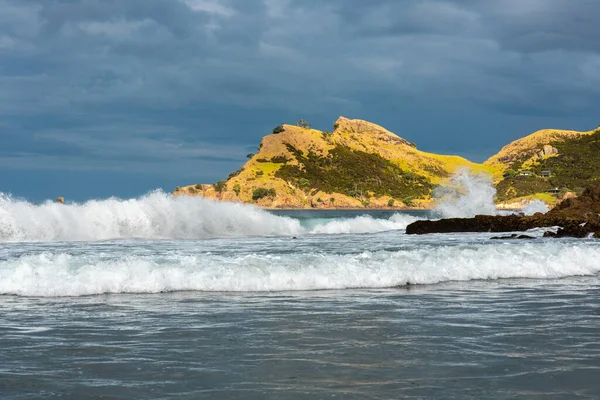 Tranquilo Abandonado Medlands Beach Great Barrier Island Nova Zelândia — Fotografia de Stock