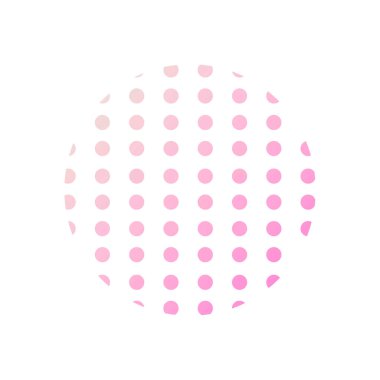 Soyut nokta şeklinin karesi gradyan neon. Çerçeve, tasarım elementi, web tasarımı, logo. Vektör izole edildi.