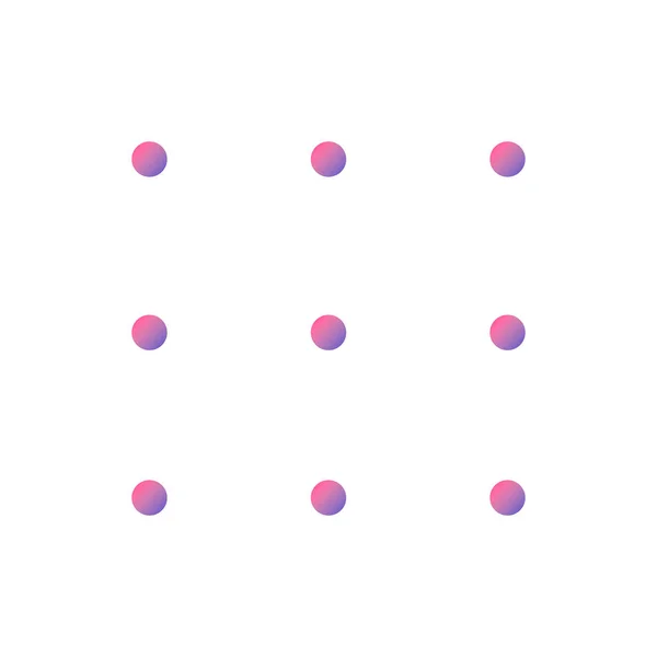 Soyut nokta şeklinin karesi gradyan neon. Çerçeve, tasarım elementi, web tasarımı, logo. Vektör izole edildi.