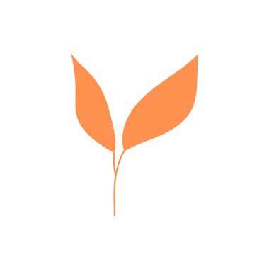 Sonbahar yaprakları. Simge. Kartpostalların, parmak izlerinin ve tasarımın dekorasyonu için. Vektör.