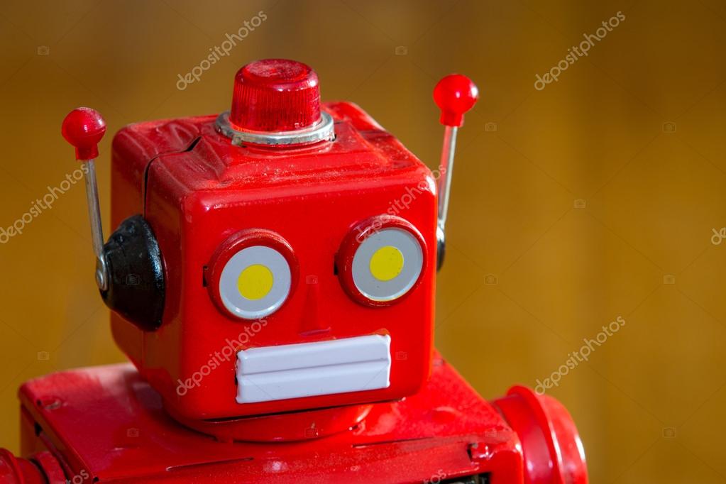 retro robot toy