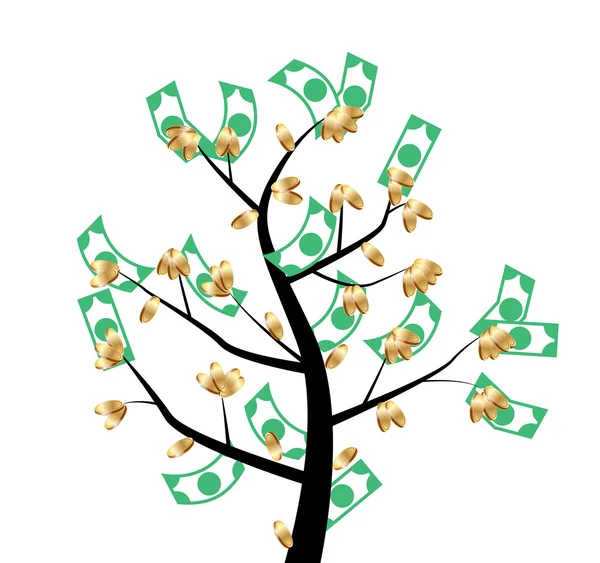 Money tree — Stock Vector